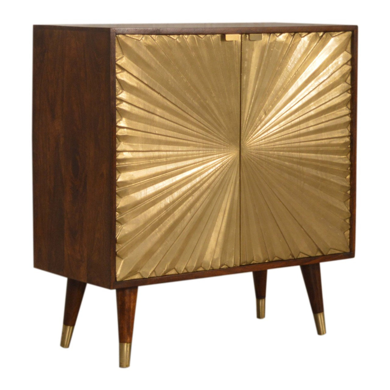 Manila Gold Chest of Drawers | Chestnut Solid Mango Wood
