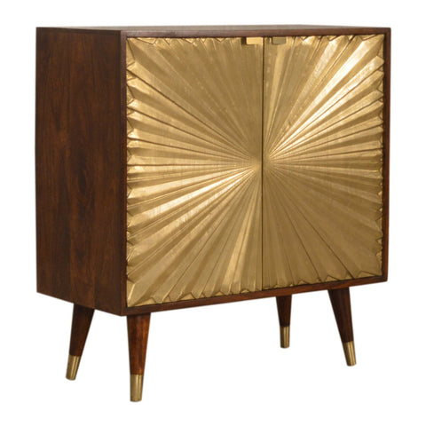 Manila Gold Chest of Drawers | Chestnut Solid Mango Wood
