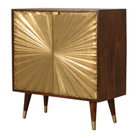Manila Gold Chest of Drawers | Chestnut Solid Mango Wood