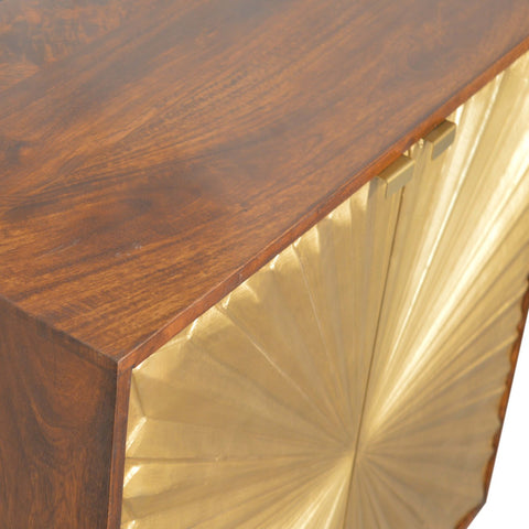 Manila Gold Chest of Drawers | Chestnut Solid Mango Wood
