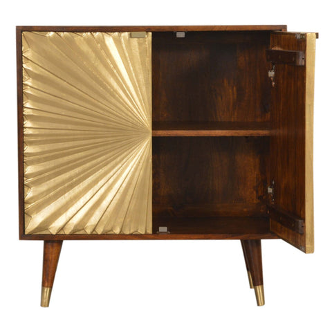 Manila Gold Chest of Drawers | Chestnut Solid Mango Wood