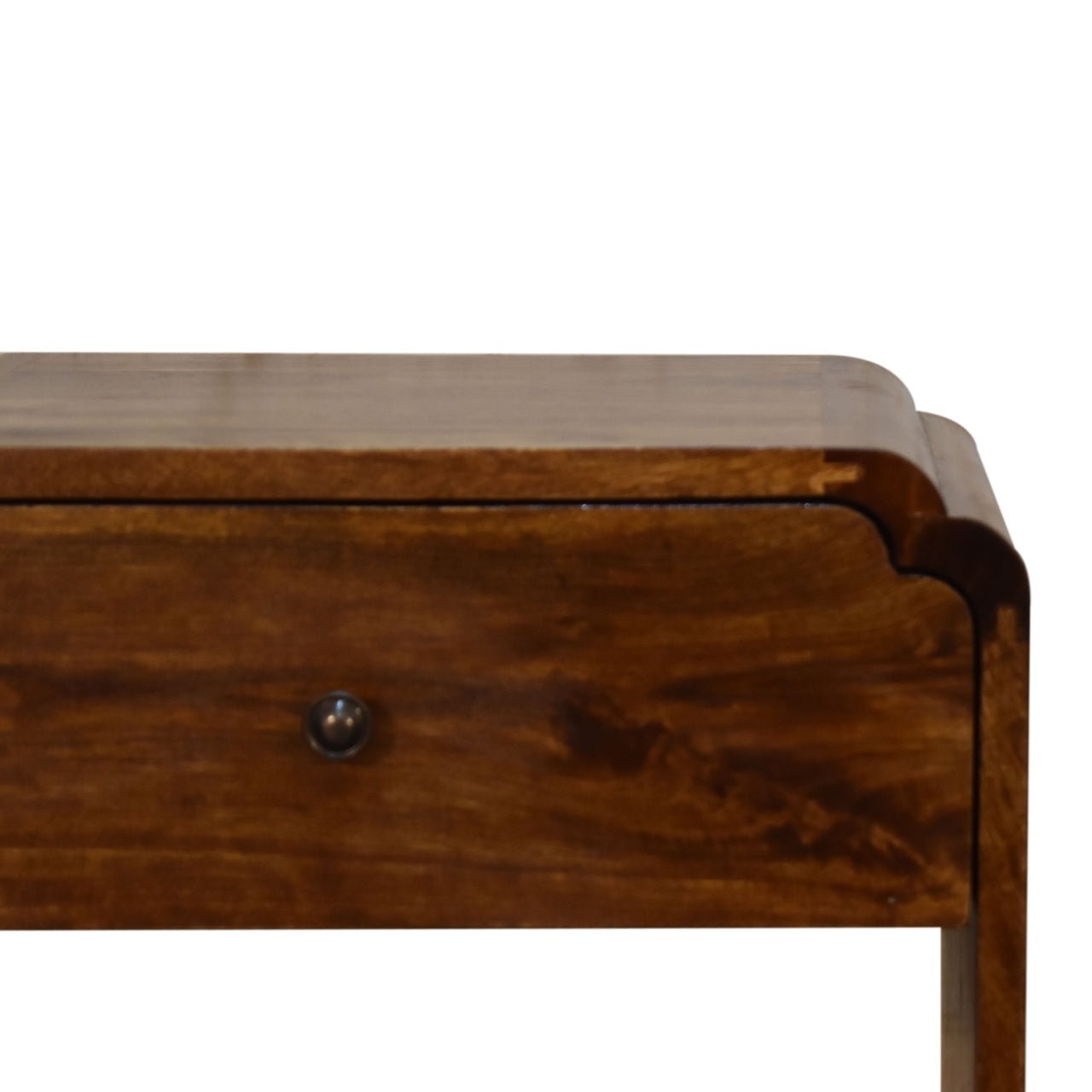 Newton Bedside Table | Chestnut Mango Wood