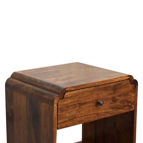 Newton Bedside Table | Chestnut Mango Wood