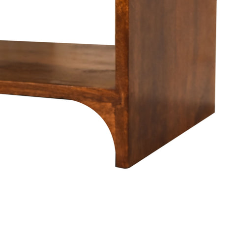 Newton Bedside Table | Chestnut Mango Wood
