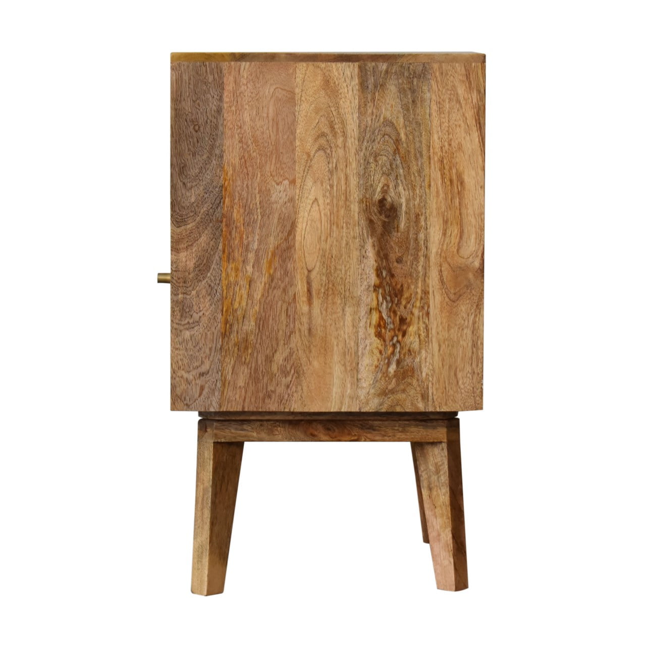 Knit Door Bedside Table | Oak Rattan