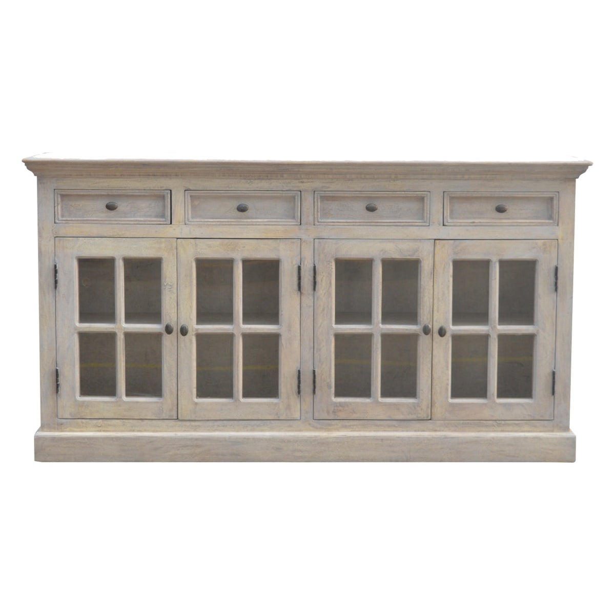 Large Stone Wash Glazed Sideboard Chest of Drawers