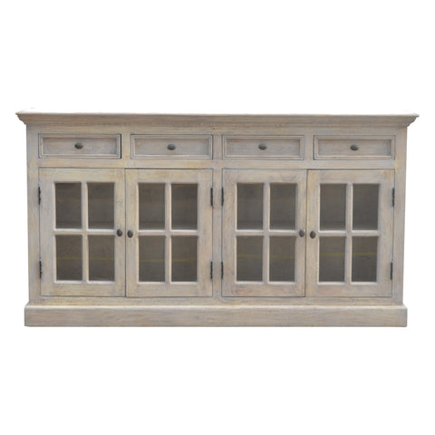 Large Stone Wash Glazed Sideboard Chest of Drawers