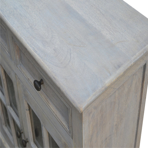 Large Stone Wash Glazed Sideboard Chest of Drawers