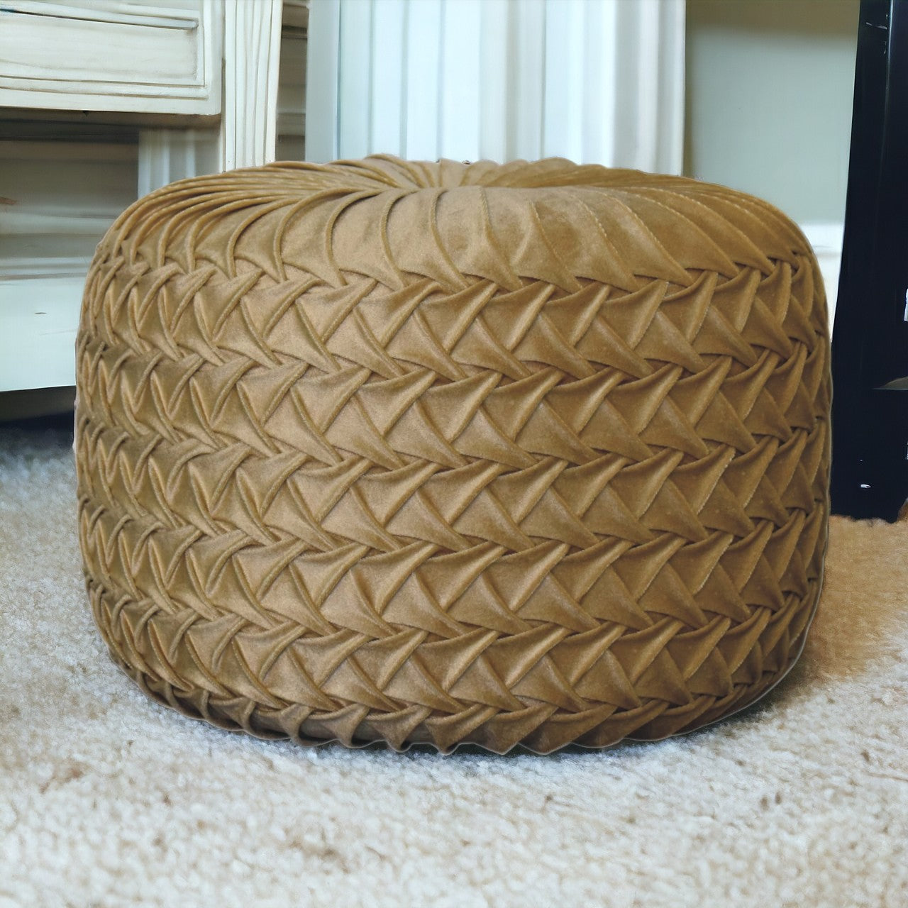 Ochre Hart Footstool