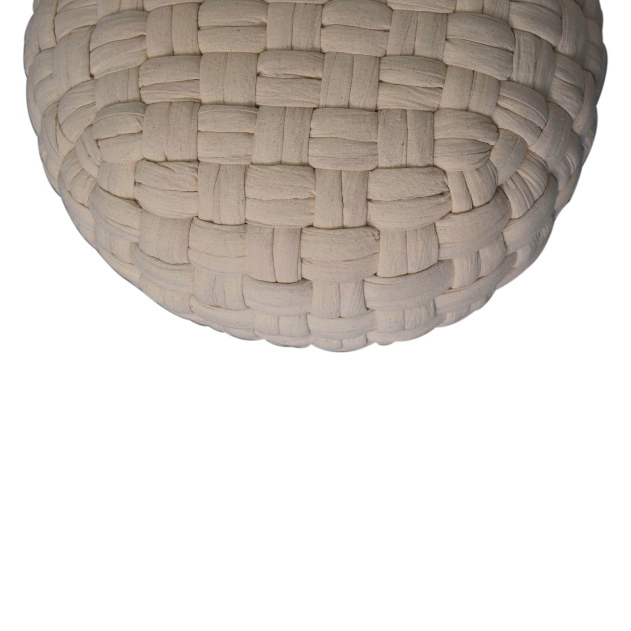 White Tube Footstool