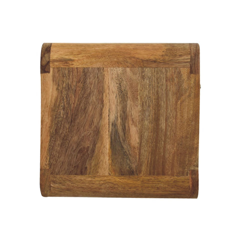 Mini Oak-ish Floating Open Bedside Table | Wall-Mounted