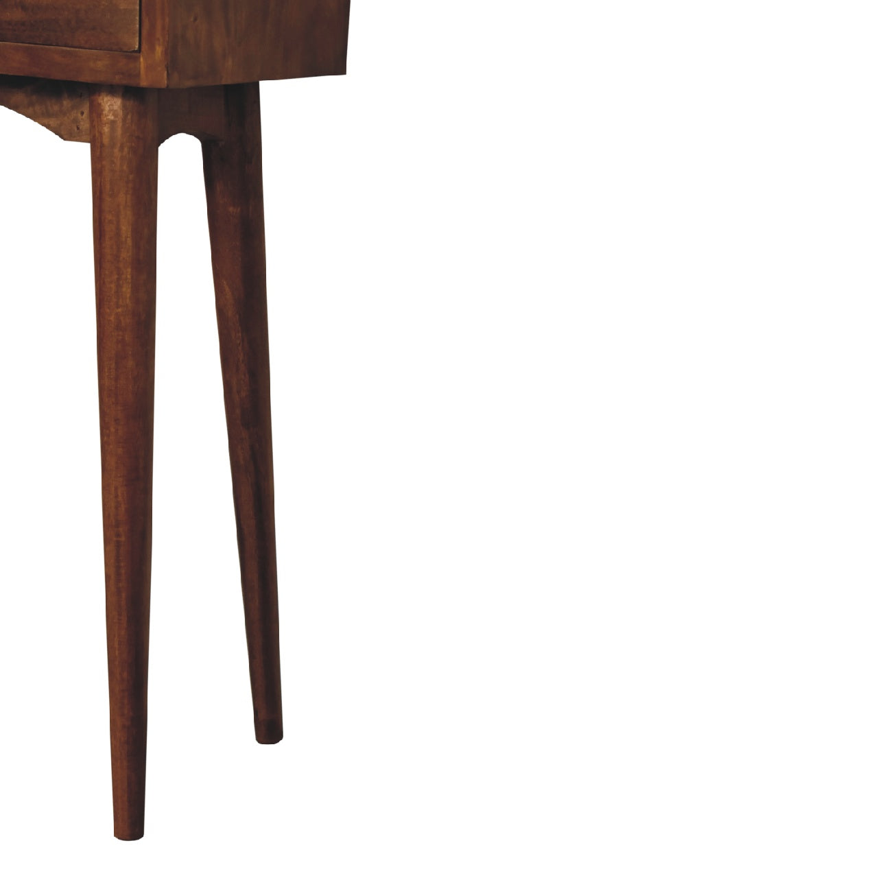 Mini Chestnut Hallway Console Chest of Drawers