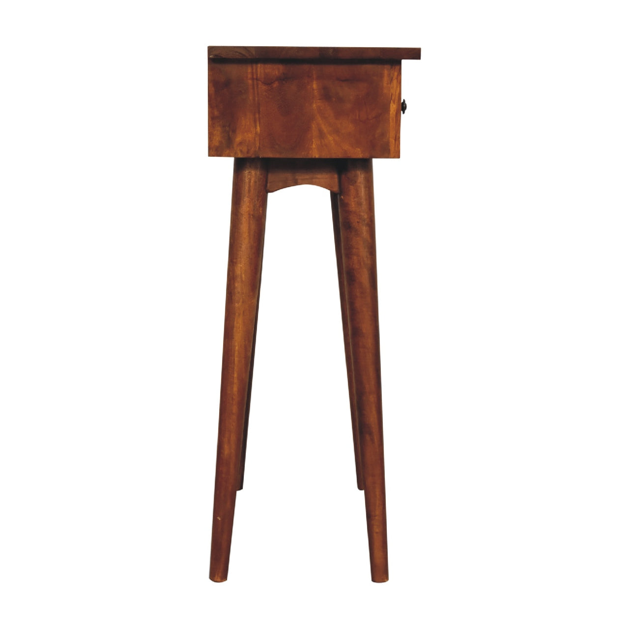 Mini Chestnut Hallway Console Chest of Drawers