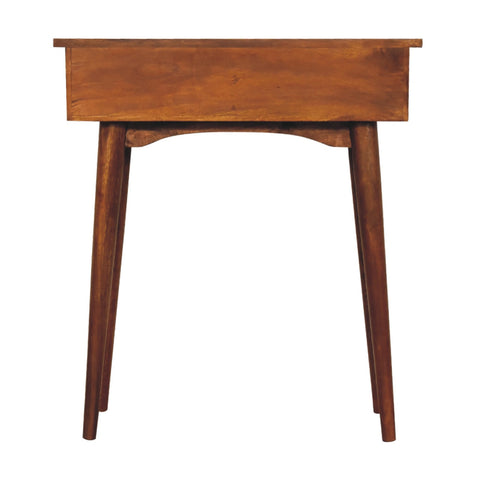 Mini Chestnut Hallway Console Chest of Drawers