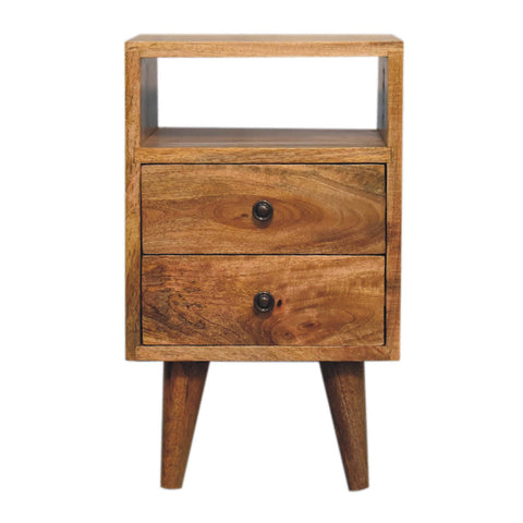 Mini Oak-ish Classic Open Bedside Table