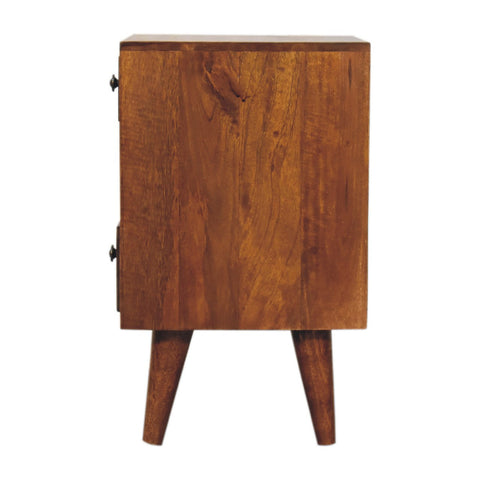 Mini Classic Multi Chestnut Bedside Table