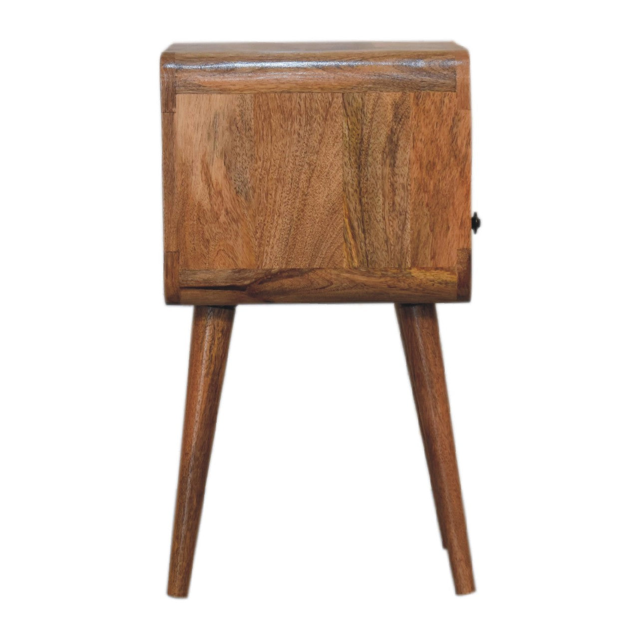 Mini Oakish Curve Open Bedside Table