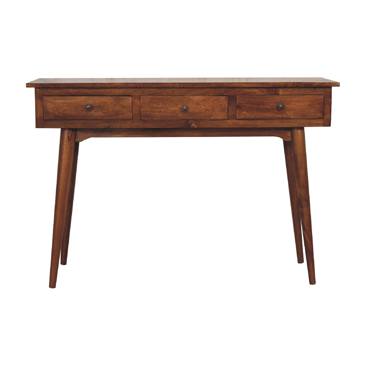 Large 3-Drawer Chestnut Console Chest of Drawers