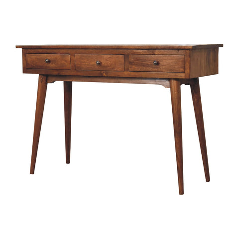 Large 3-Drawer Chestnut Console Chest of Drawers