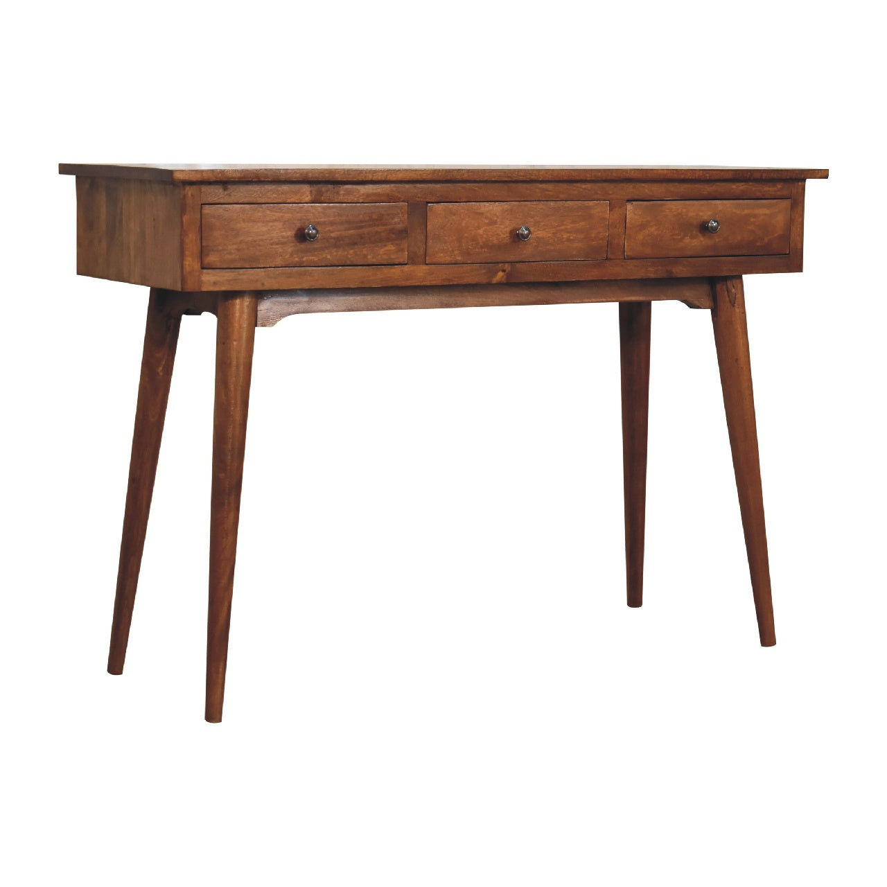 Large 3-Drawer Chestnut Console Chest of Drawers