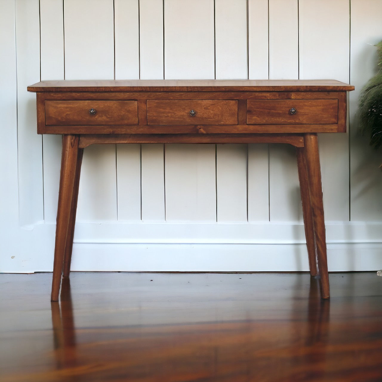Large 3-Drawer Chestnut Console Chest of Drawers