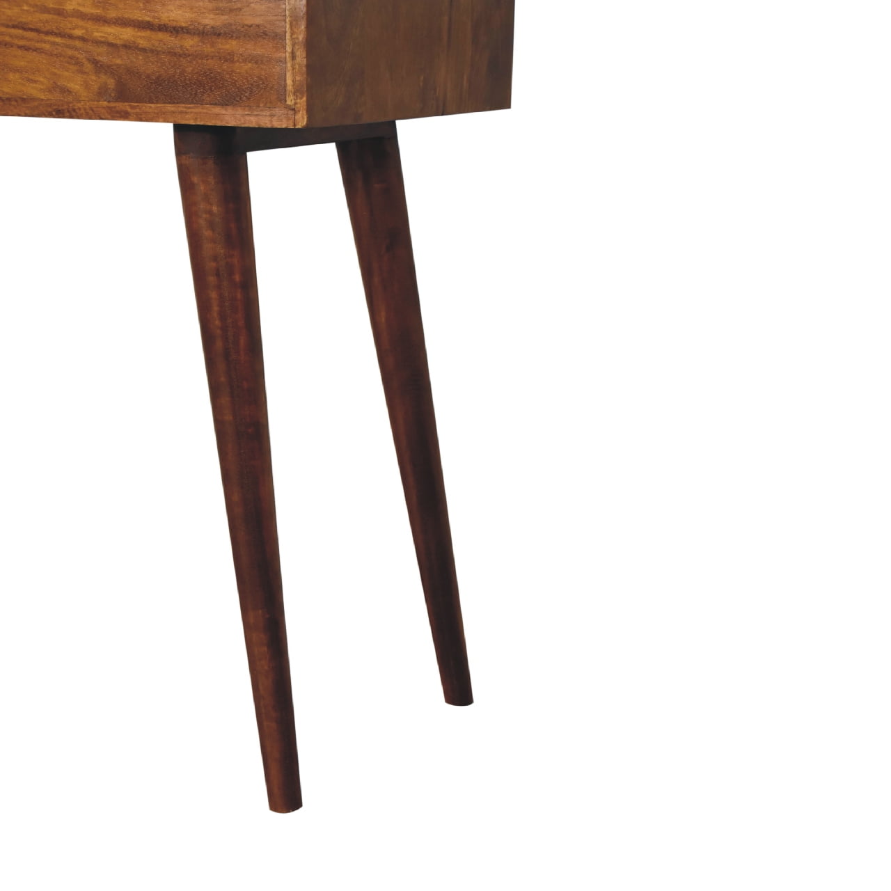 Mini Chestnut Fold Vanity Chest of Drawers | Foldable