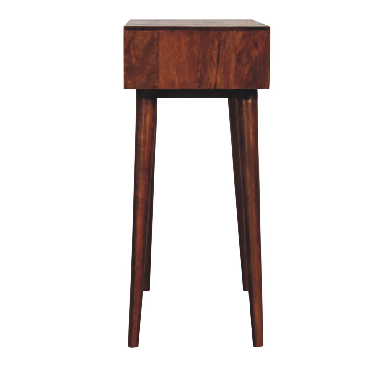 Mini Chestnut Fold Vanity Chest of Drawers | Foldable
