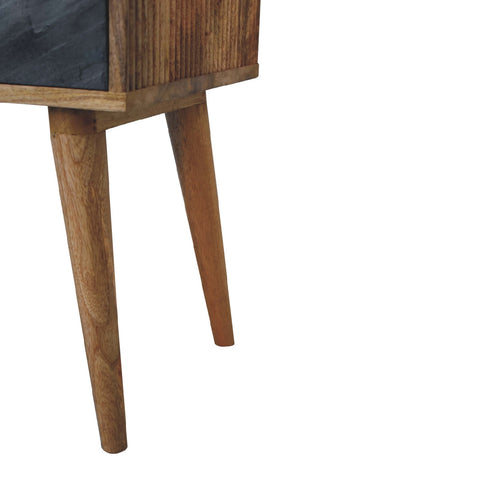 Slade Bedside Table | Oak Solid Mango Wood
