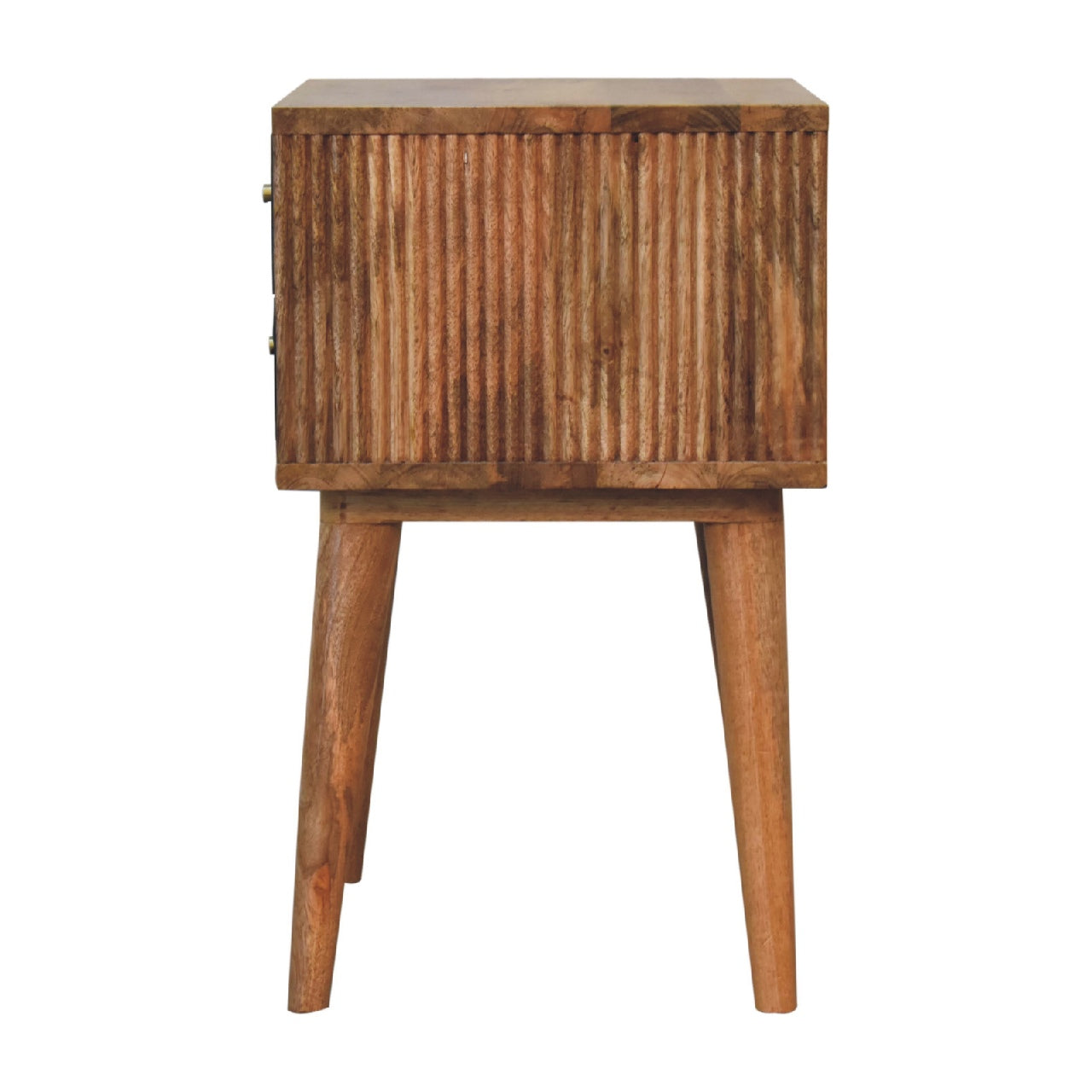 Slade Bedside Table | Oak Solid Mango Wood