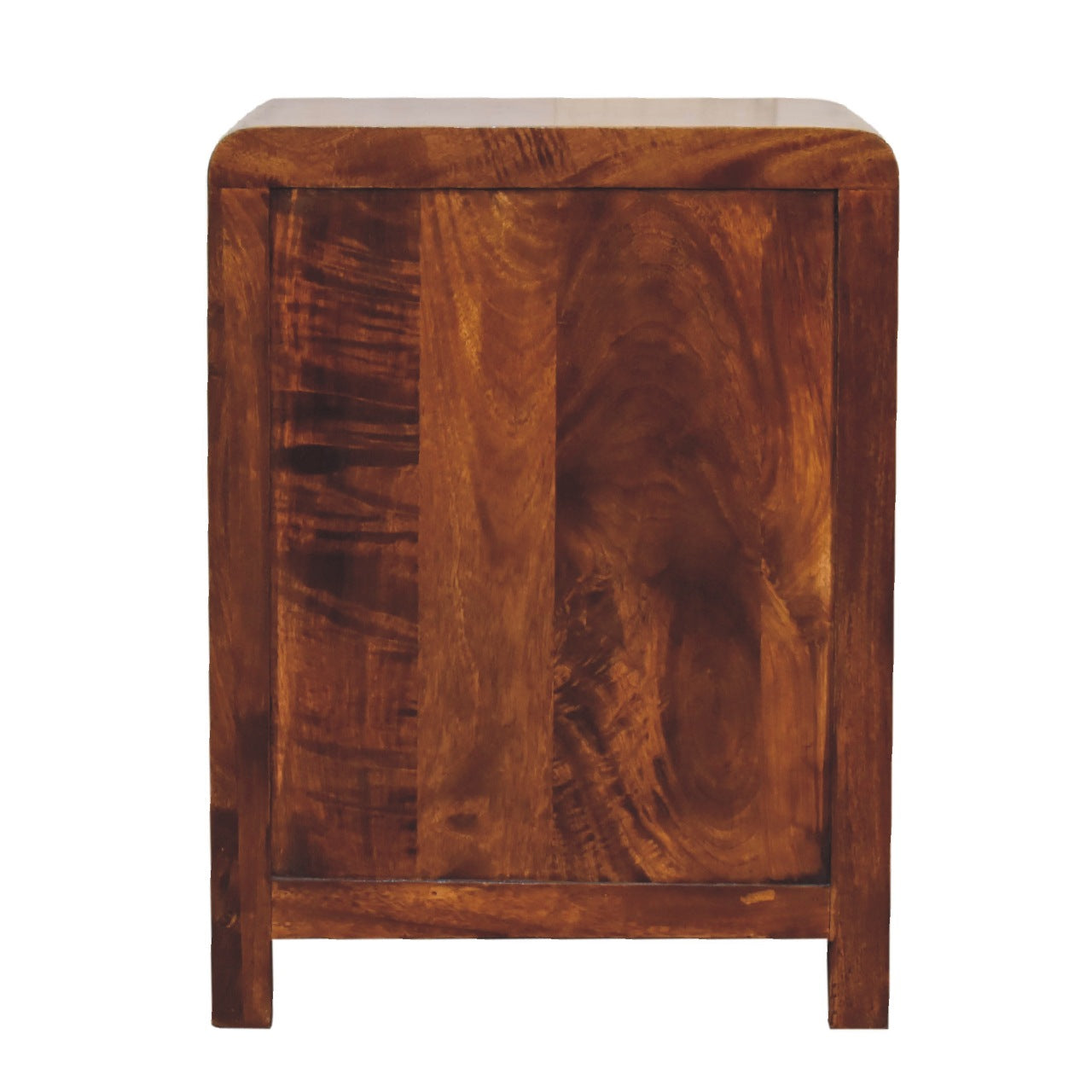 Aspen 3-Drawer Bedside Table | Chestnut Solid Mango Wood