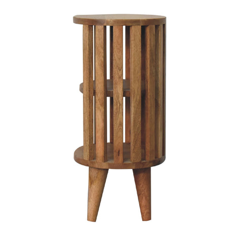 Ariella Double Shelf Oak-ish Bedside Table