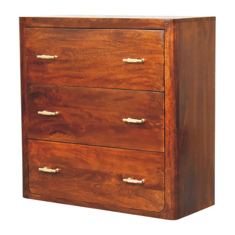 Luca Chest of Drawers | Chestnut Linen