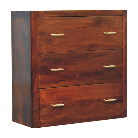 Luca Chest of Drawers | Chestnut Linen