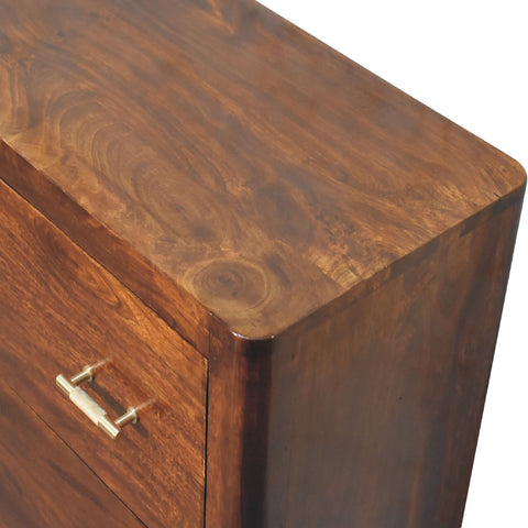 Luca Chest of Drawers | Chestnut Linen
