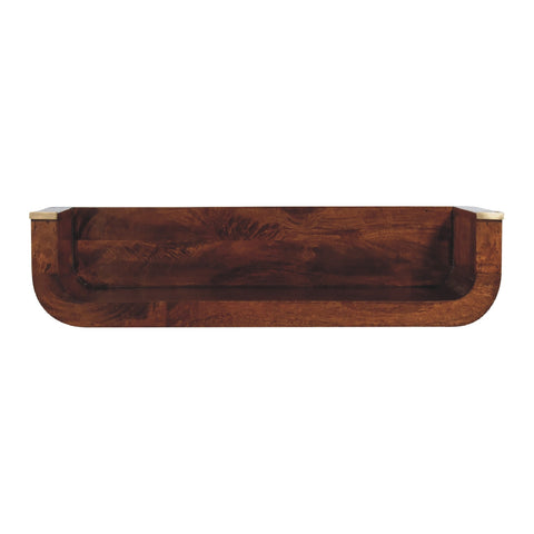 Indira Chestnut Floating Console Chest of Drawers
