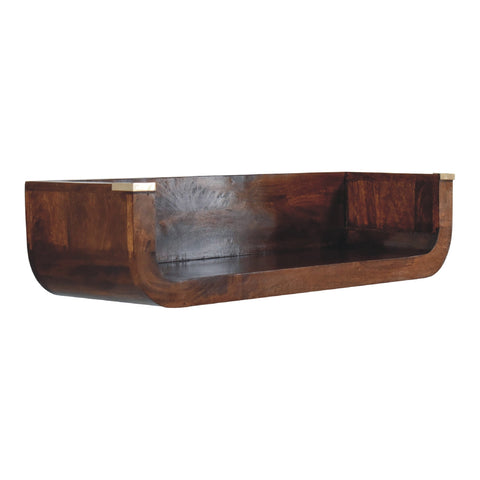 Indira Chestnut Floating Console Chest of Drawers