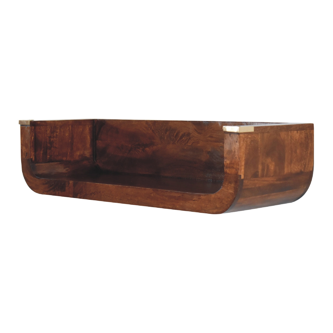 Indira Chestnut Floating Console Chest of Drawers