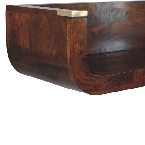 Indira Chestnut Floating Console Chest of Drawers