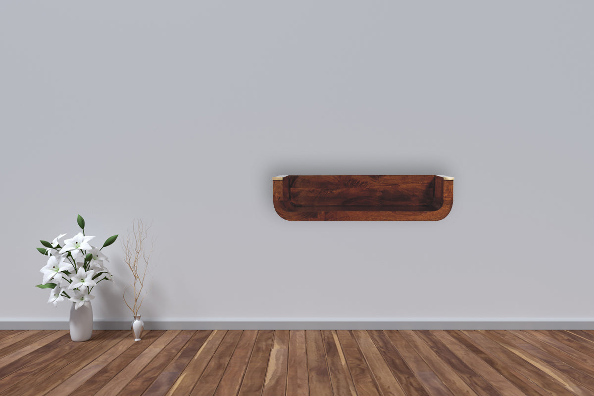 Indira Chestnut Floating Console Chest of Drawers