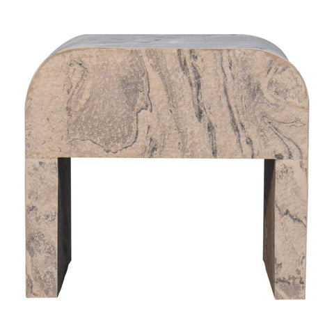Nouveau Bedside Table | Oak-Ish Solid Mango Wood