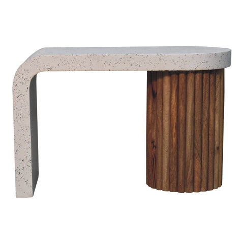 Serenity Terrazzo Coffee Table | Oak-Ish Solid Mango Wood