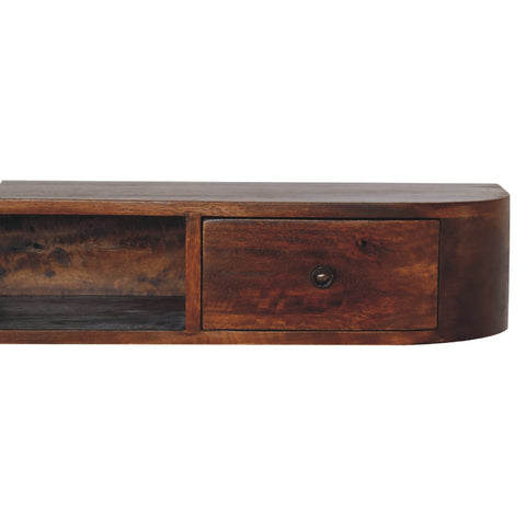 Lunar 2-Drawer Wall Mounted Console Chest of Drawers | Wall-Mounted