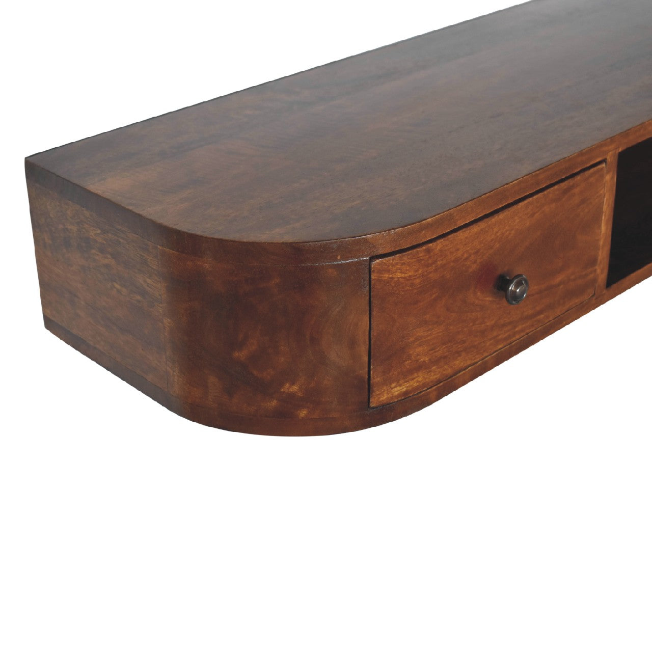 Lunar 2-Drawer Wall Mounted Console Chest of Drawers | Wall-Mounted
