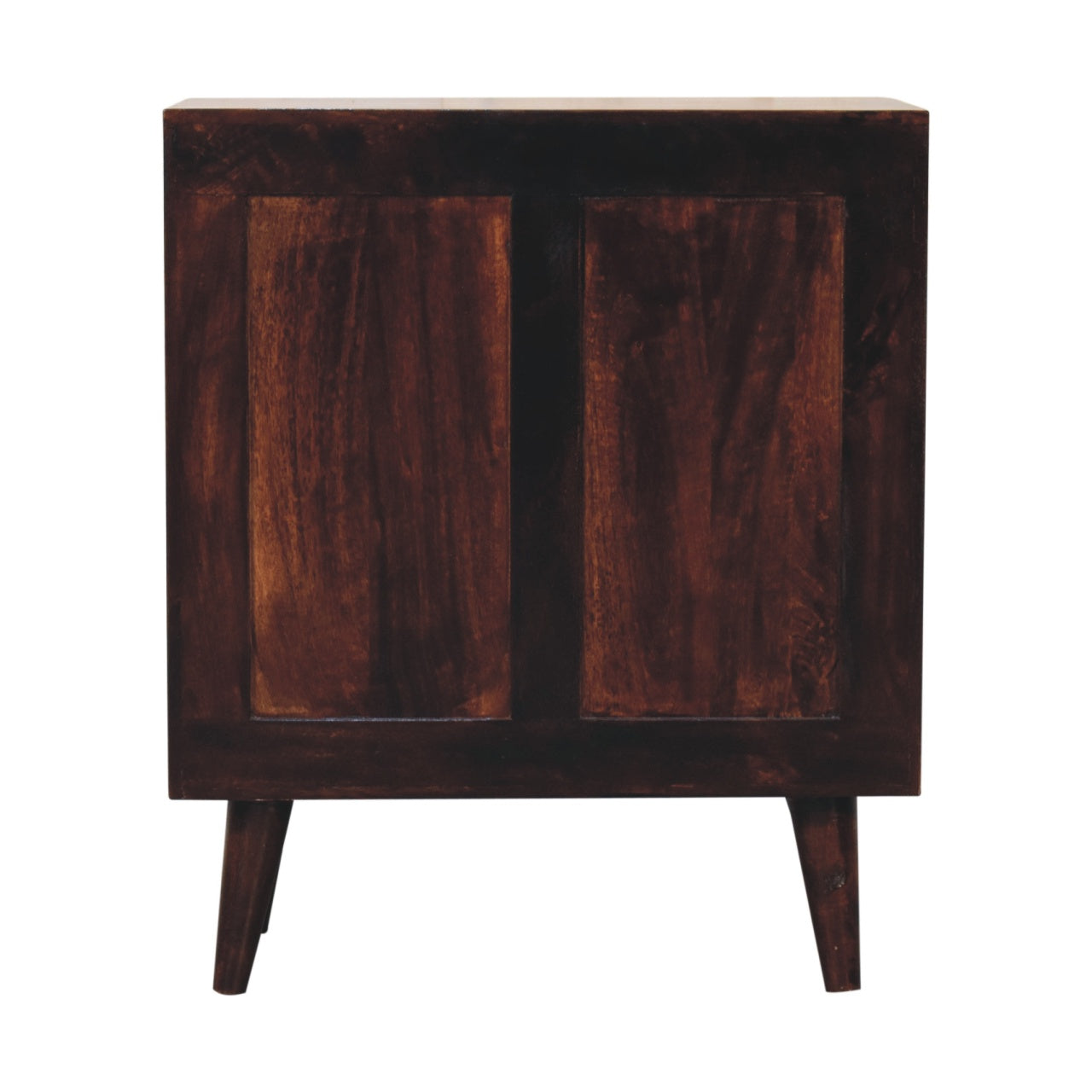 Mini Pineapple Carved Light Walnut Chest of Drawers | Hand-Carved
