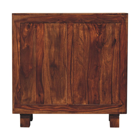 Tula Mini Sideboard Chest of Drawers | Chestnut Solid Mango Wood