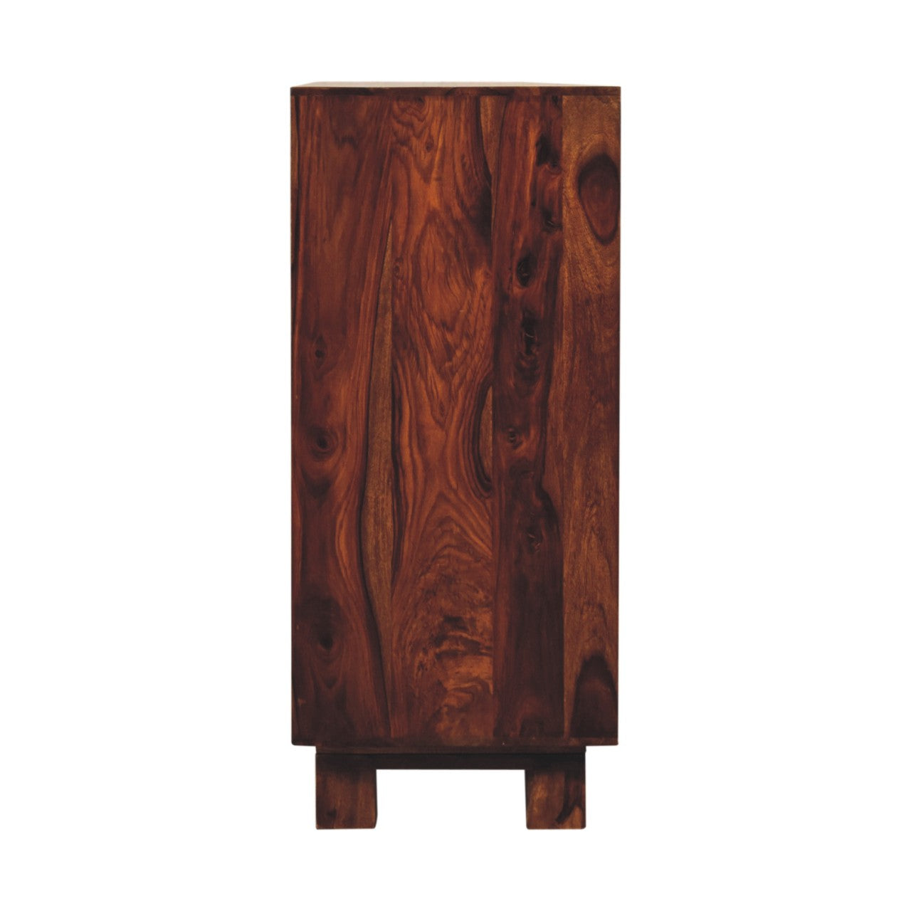 Tula Mini Sideboard Chest of Drawers | Chestnut Solid Mango Wood