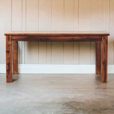 Tula Dining Table | Chestnut Solid Mango Wood