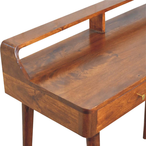 Elevated Chestnut Chest of Drawers