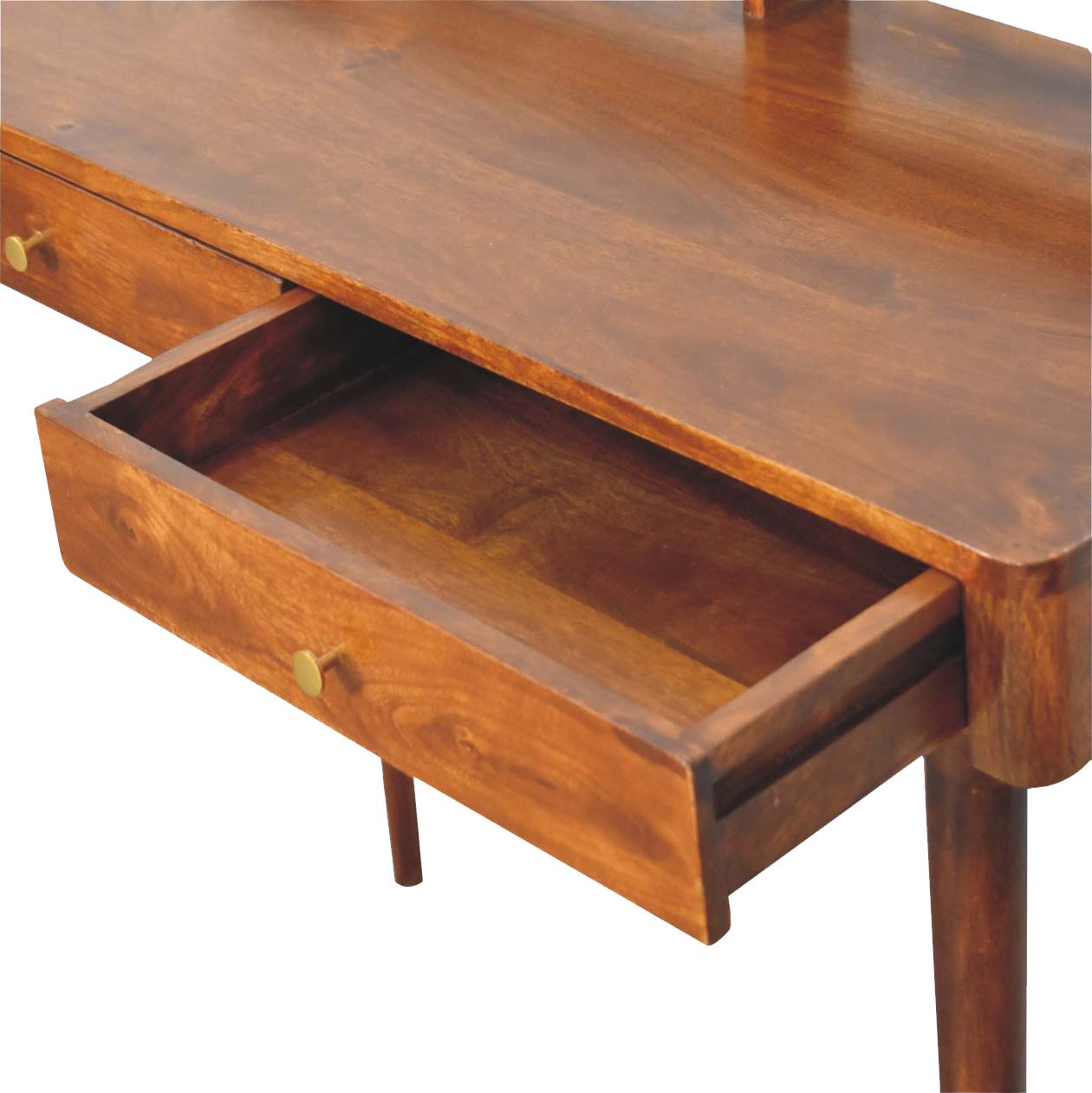 Elevated Chestnut Chest of Drawers