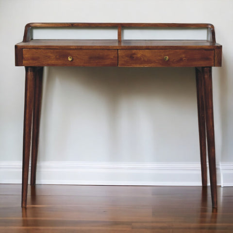Elevated Chestnut Chest of Drawers